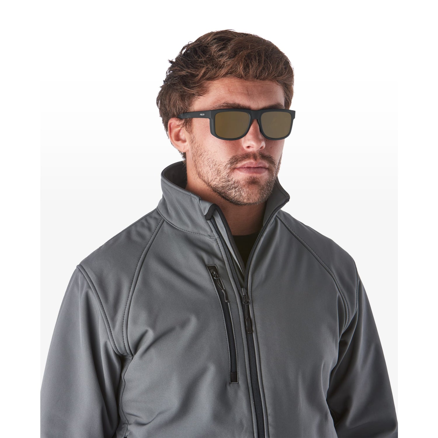 Riley Navigator Sunglasses – Antique Mirror Revo, Anti-Glare, 4-Base Curve