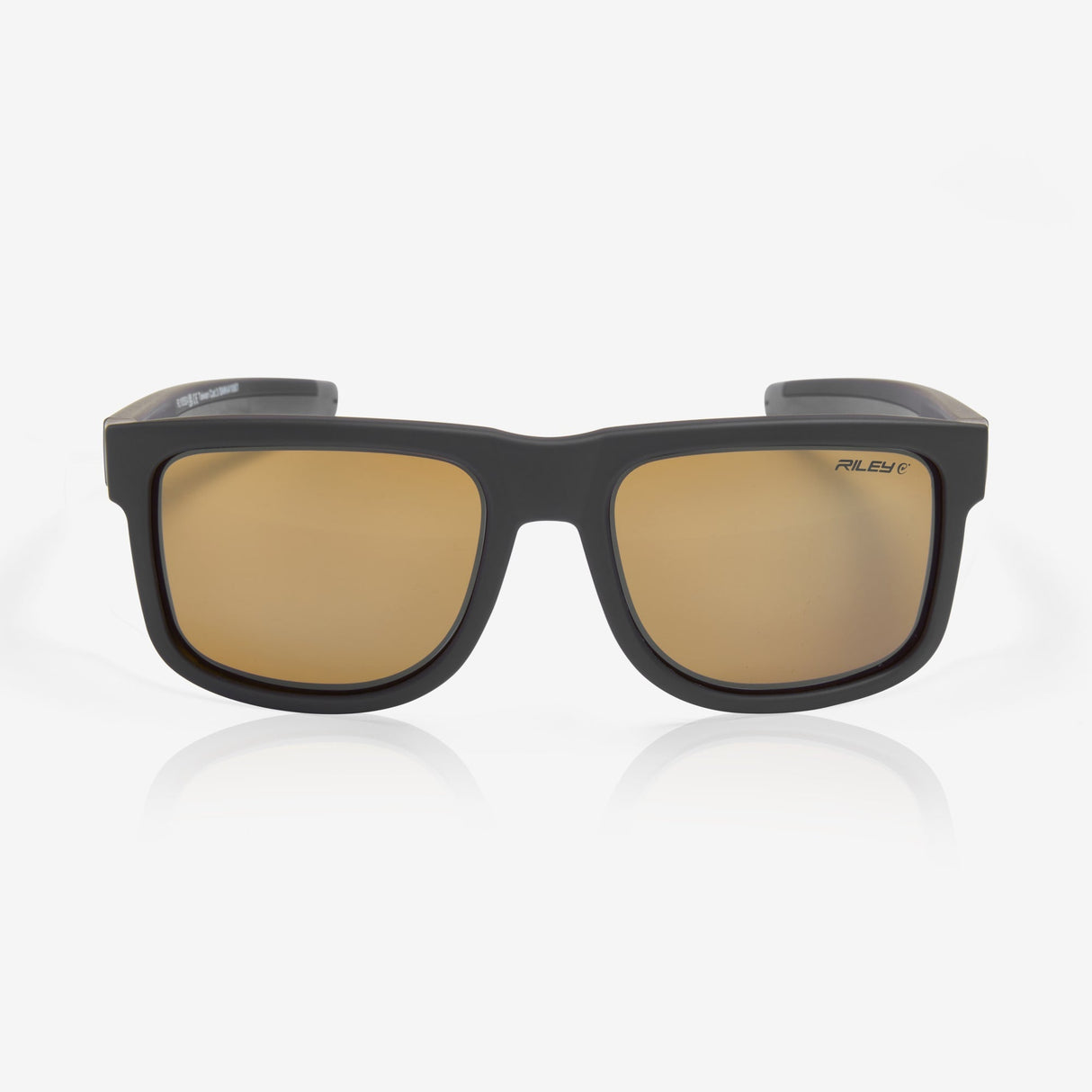 Riley Navigator Sunglasses – Antique Mirror Revo, Anti-Glare, 4-Base Curve