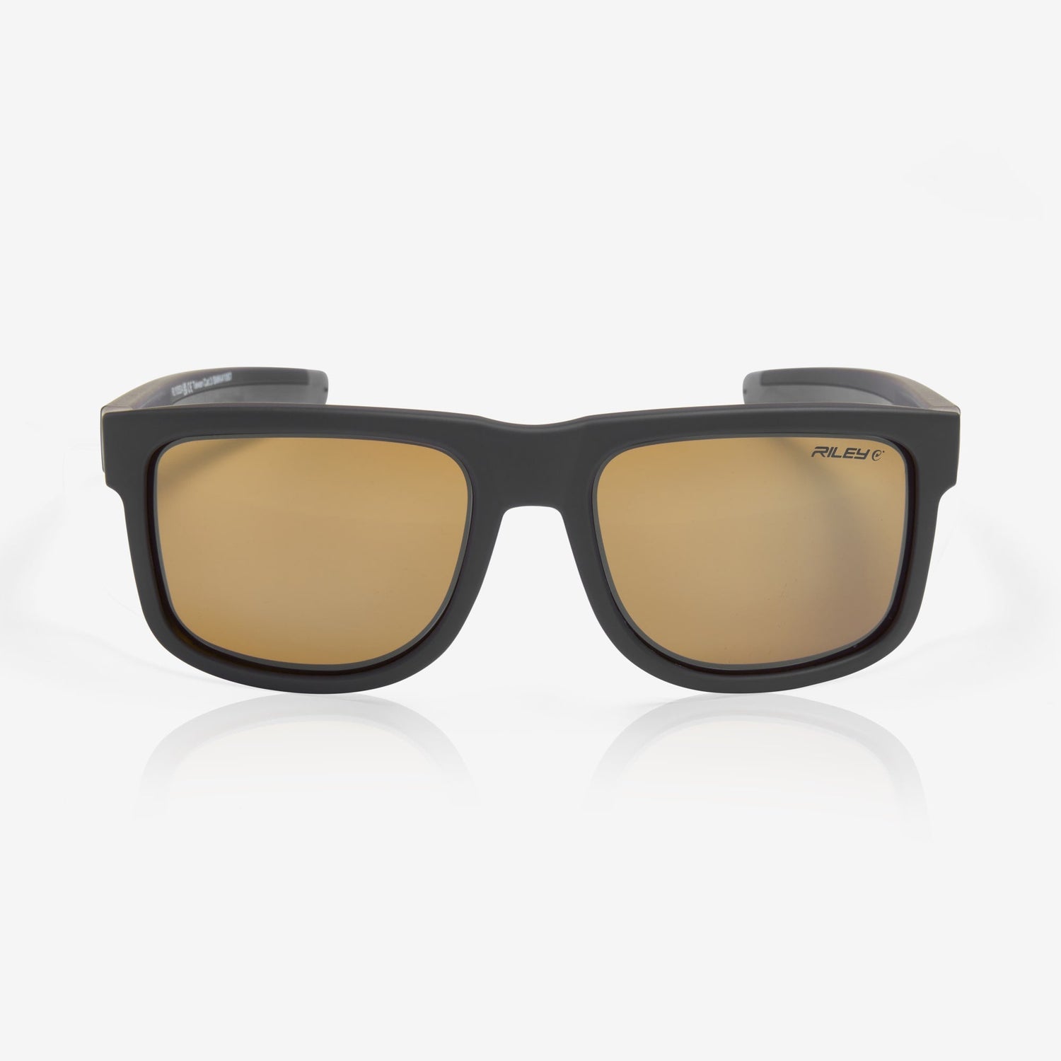 Riley Navigator Sunglasses – Antique Mirror Revo, Anti-Glare, 4-Base Curve