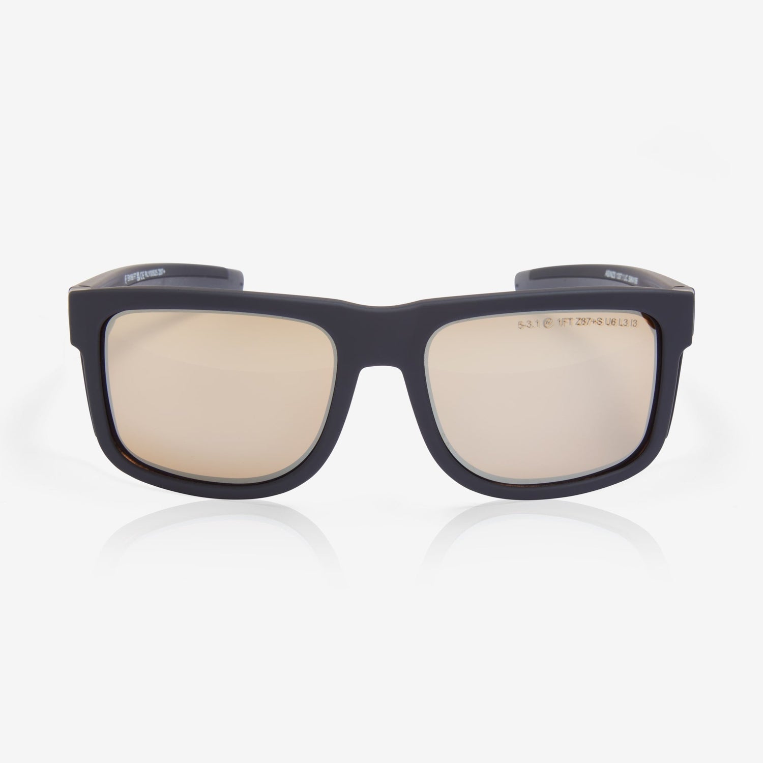 Riley Navigator – Antique Mirror Revo Safety Sunglasses, Anti-Scratch/Anti-Fog