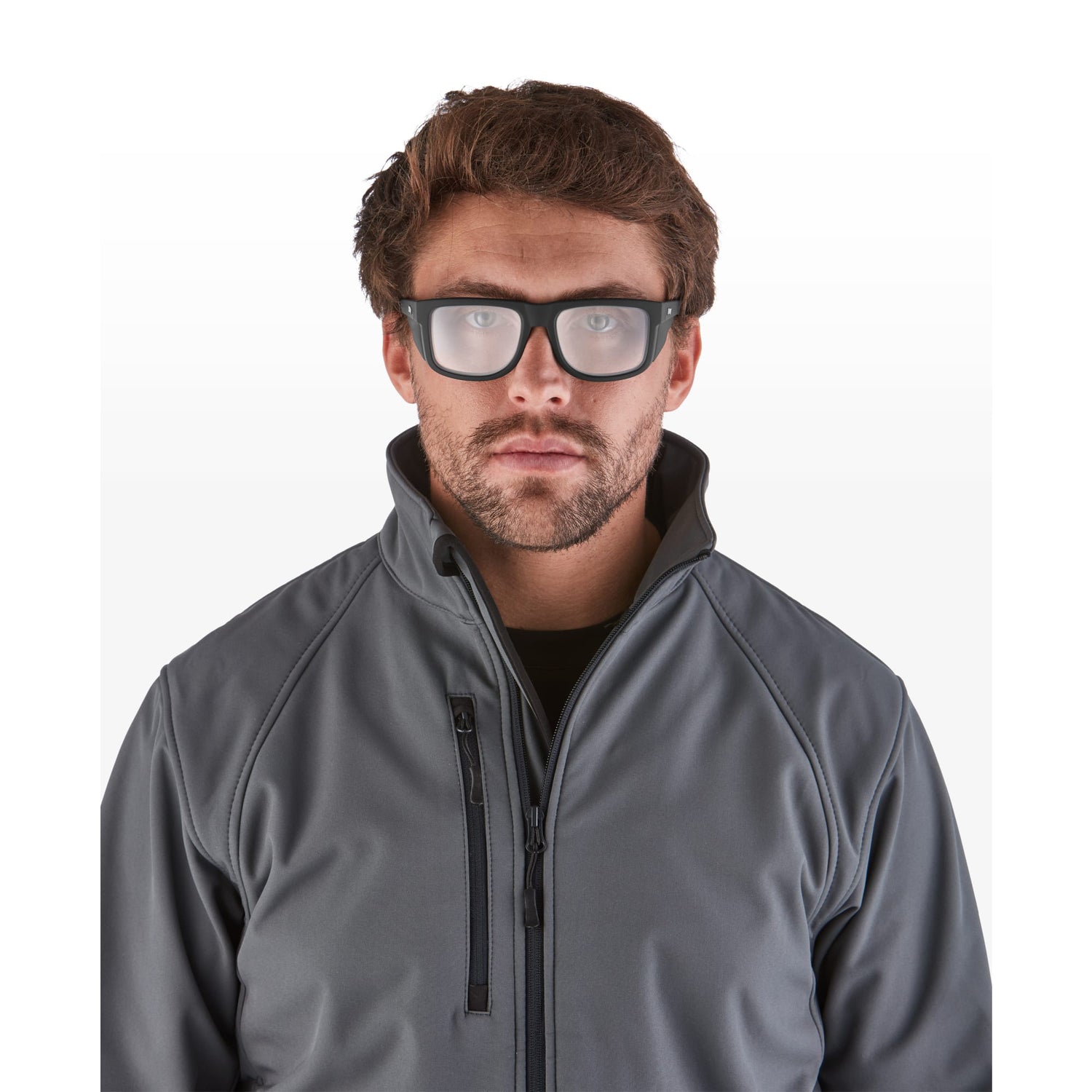 RILEY Navigator Anti-Scratch Safety Fashion Glasses – Clear Lens