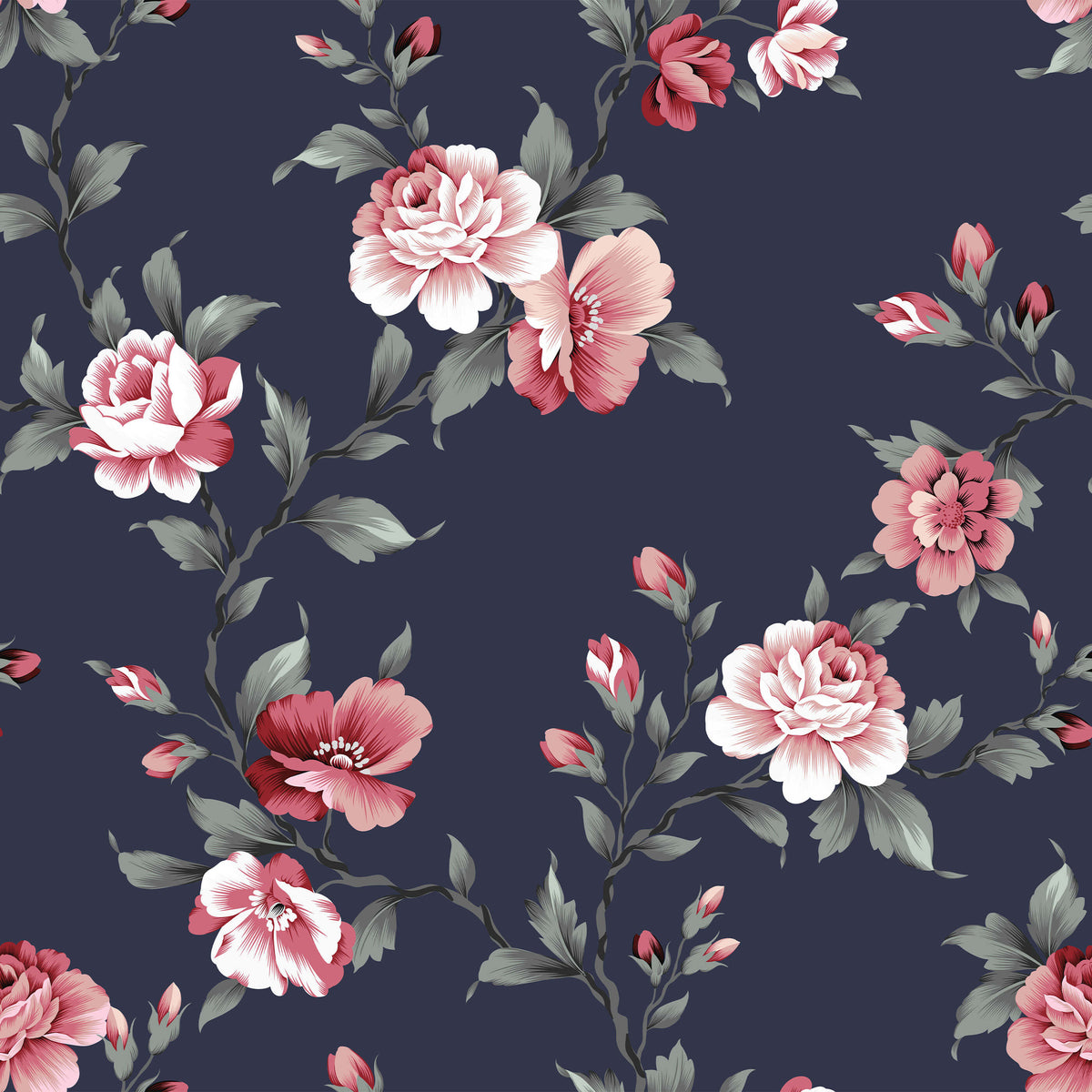 Alison That Full Detail Floral Wallpaper