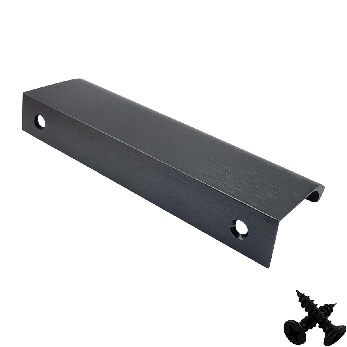 Anthracite Aluminium Cabinet Handle – Modern Cupboard, Drawer & Door Pull (Pack of 10)