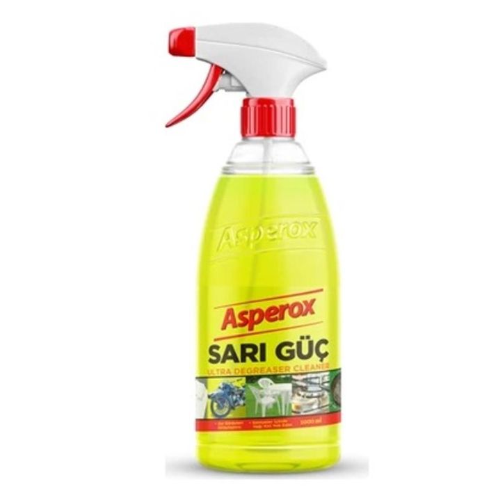 Asperox Ultra Yellow Power Degreaser Kitchen Cleaner Spray, 1L Bottle