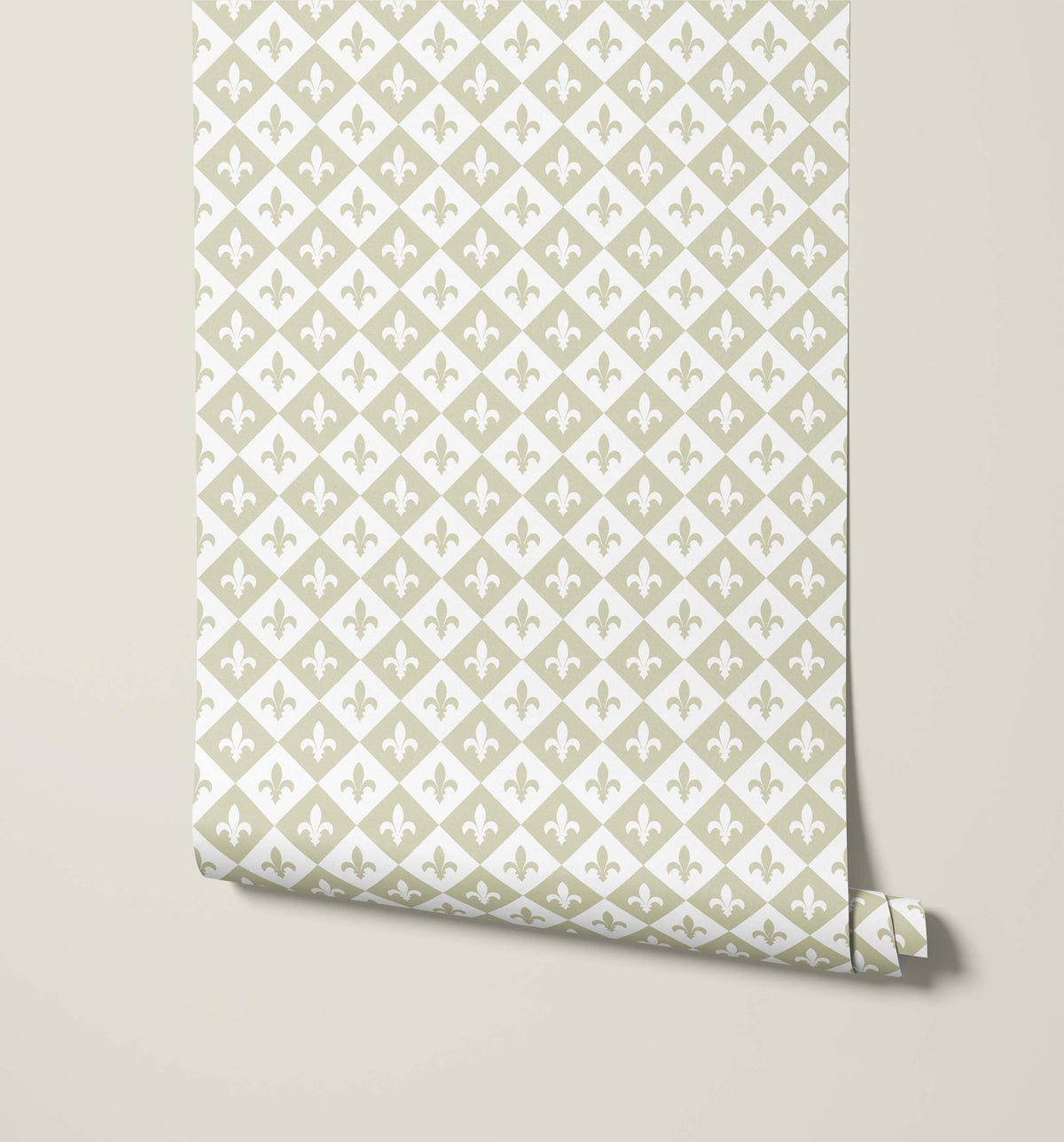 August Diamond Fleur De Lis Wallpaper