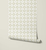 August Diamond Fleur De Lis Wallpaper