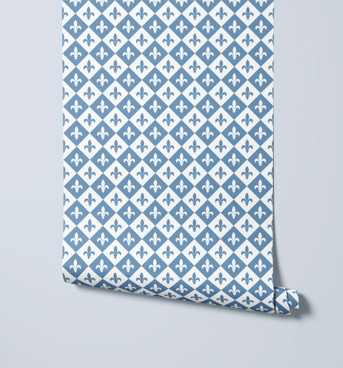 August Diamond Fleur De Lis Wallpaper