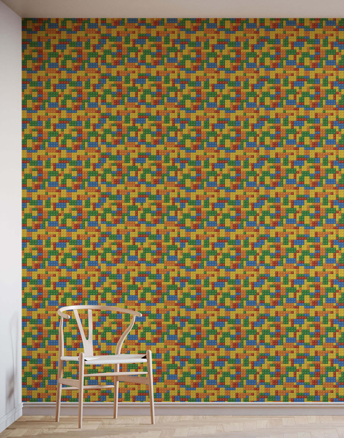 Bilt Colourful Building Blocks Wallpaper