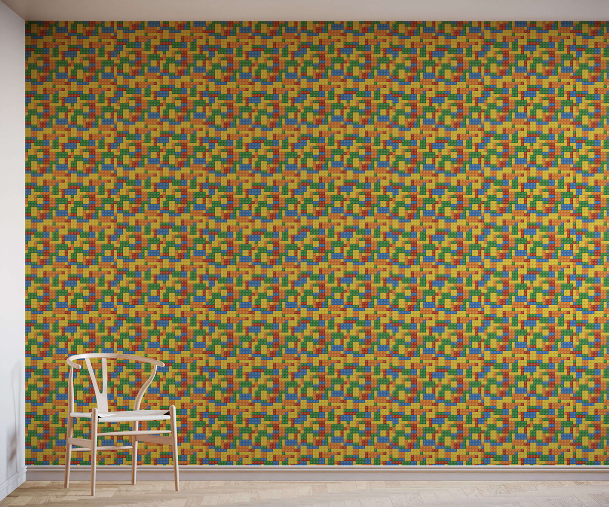 Bilt Colourful Building Blocks Wallpaper