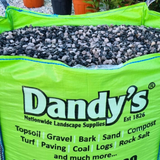 Black and White Limestone Gravel Chippings