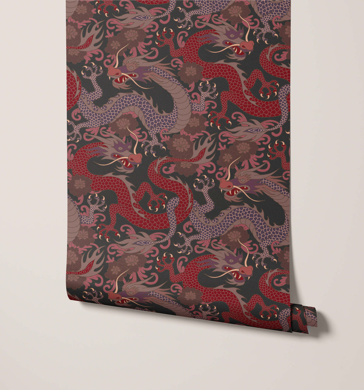 Scute Oriental Dragon Wallpaper