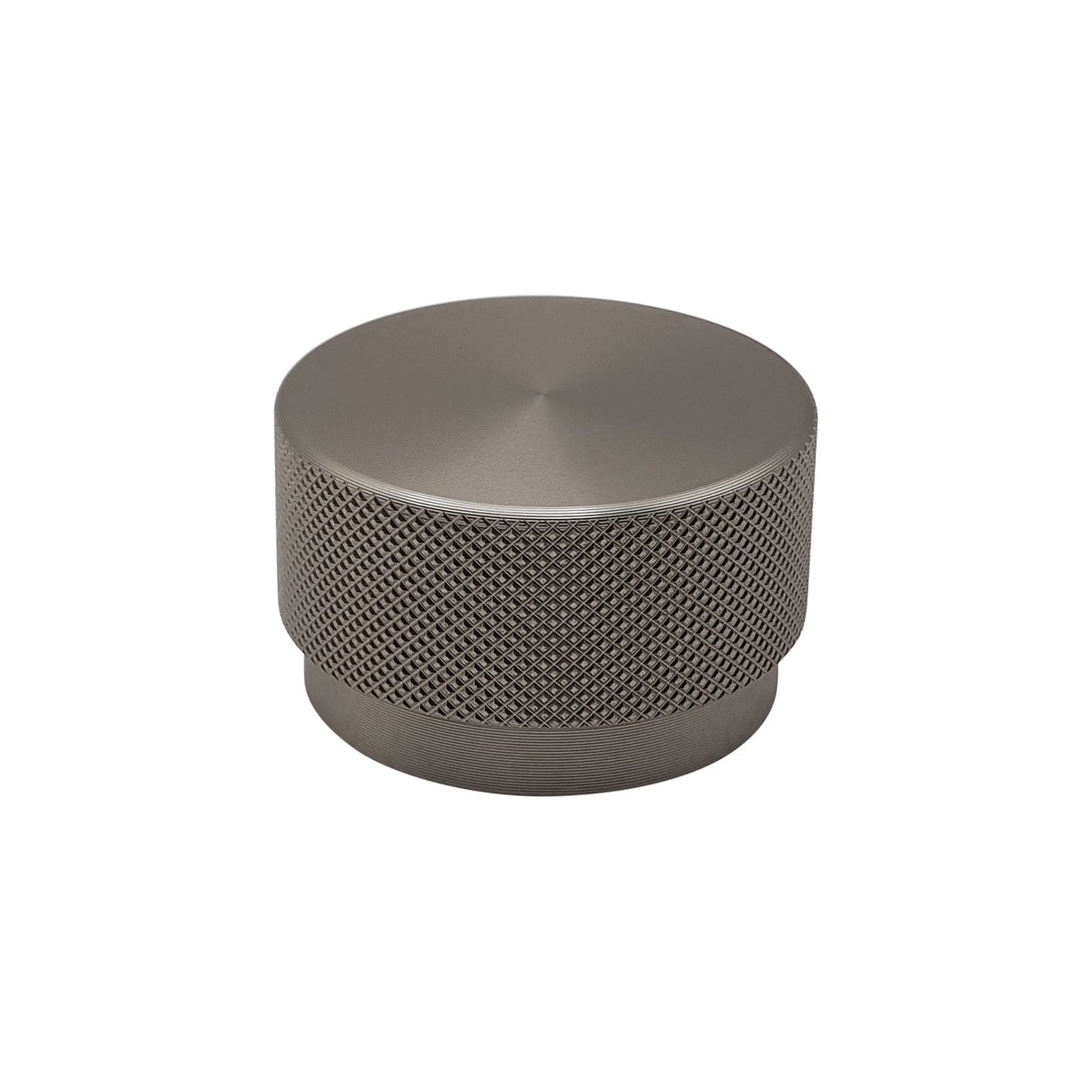 Broxburn Knurled Knob Handle – Stainless Steel Effect Cabinet, Drawer & Cupboard Pull