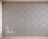 Bustle Childrens Toy Town Wallpaper