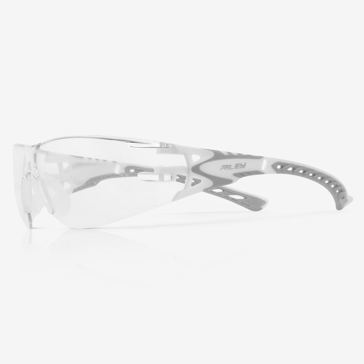 Riley Stream Evo Small Eco Safety Glasses – Clear Lens, Anti-Fog, Metal-Free