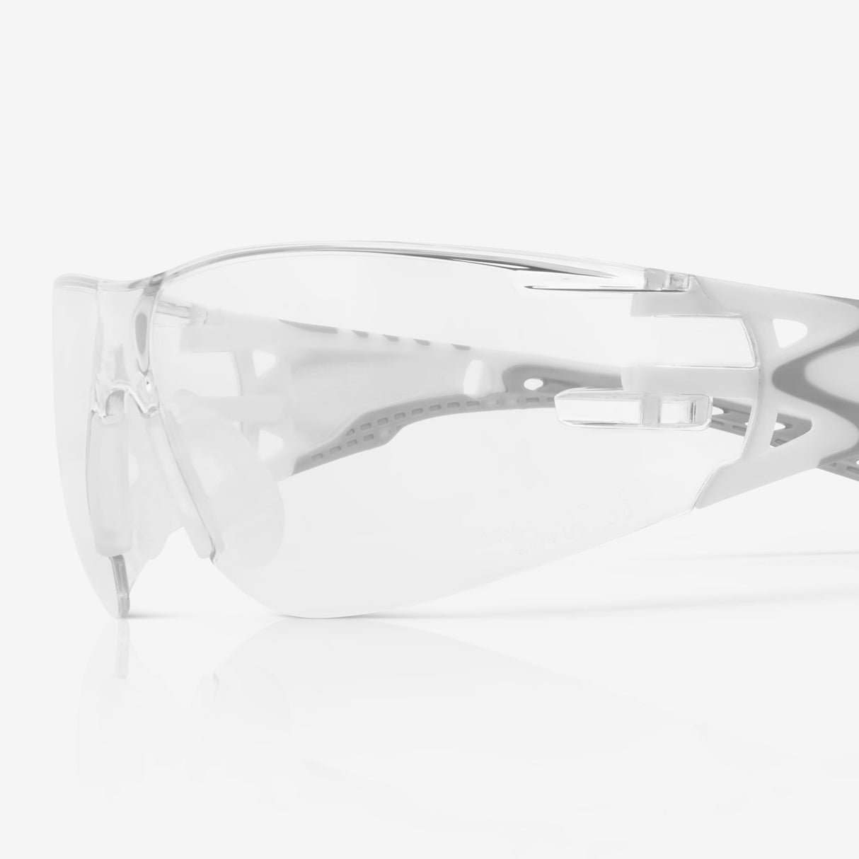 Riley Stream Evo Small Eco Safety Glasses – Clear Lens, Anti-Fog, Metal-Free