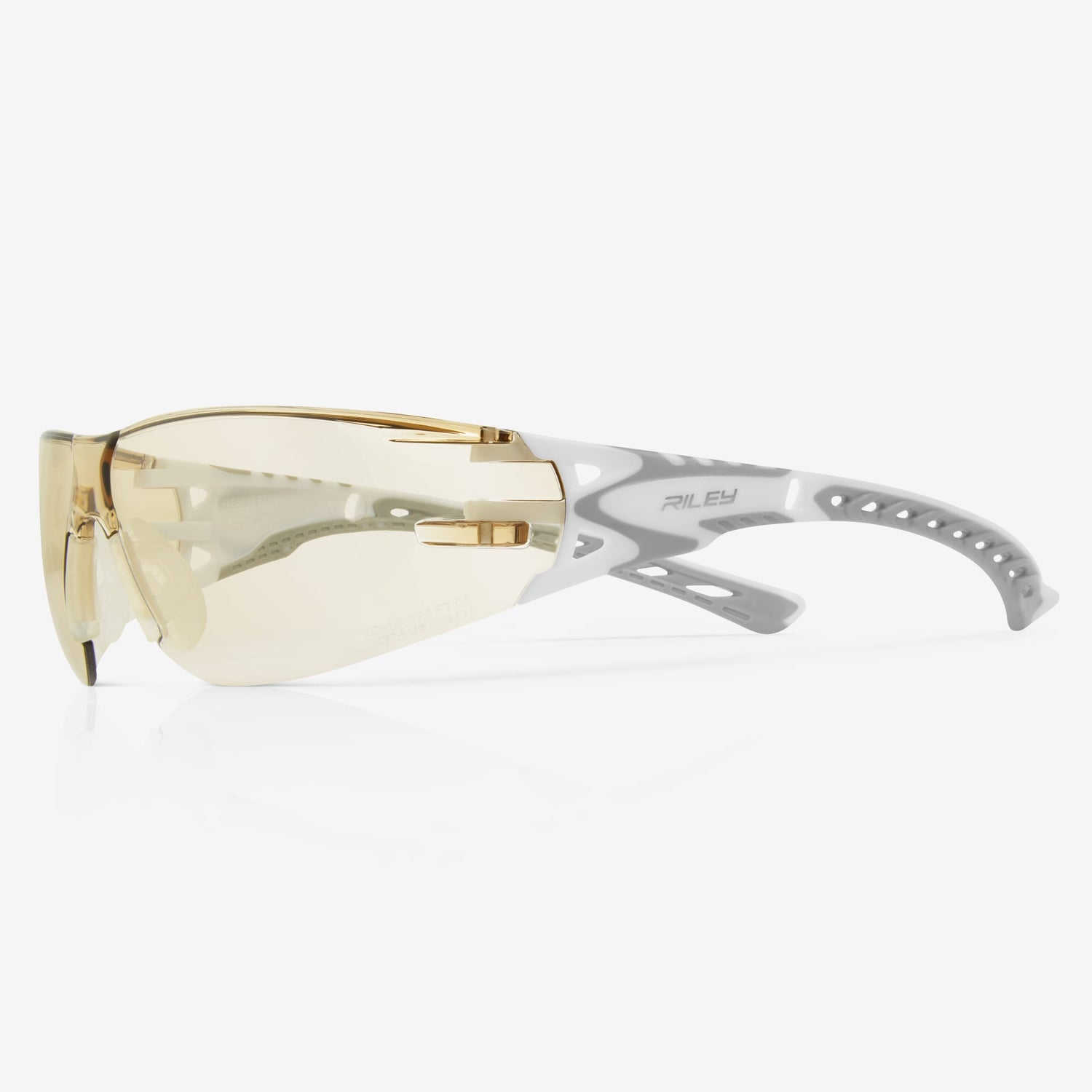 Riley Stream Evo Small Slim Fit Eco Safety Glasses – LED Lens, Anti-Fog, Metal-Free