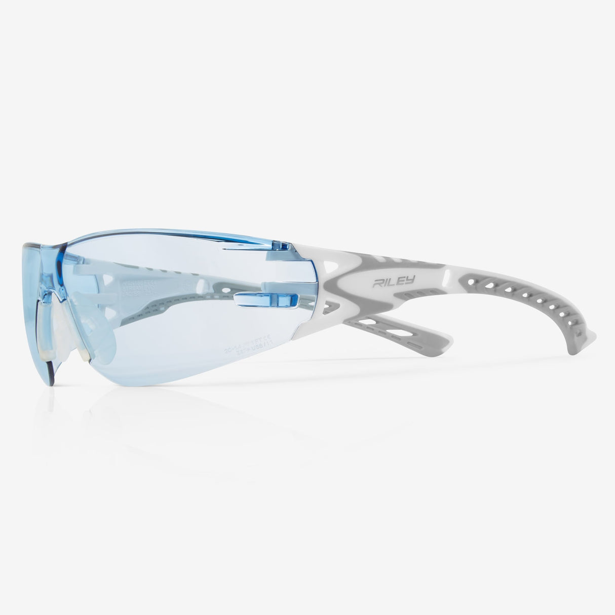 Riley Stream™ Evo Small Eco Safety Glasses – Blue Tint, Anti-Fog
