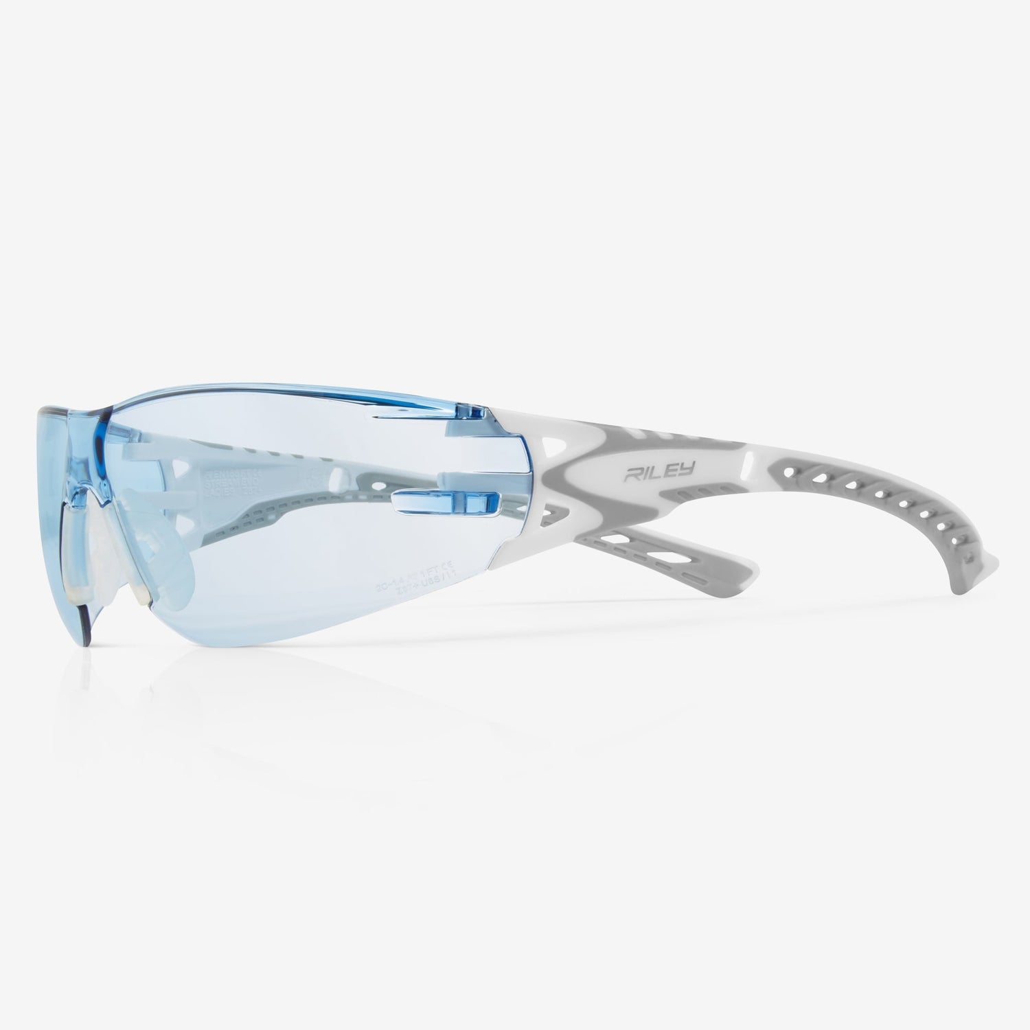 Riley Stream™ Evo Small Eco Safety Glasses – Blue Tint, Anti-Fog