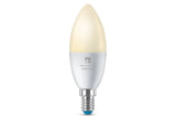 4lite WiZ Connected C37 Candle Dimmable Warm White WiFi LED Smart Bulb - E14 Small Screw