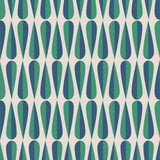 Cafee Retro Teardrop Wallpaper