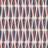 Cafee Retro Teardrop Wallpaper