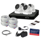 Swann 4K 1TB 8-Channel Wired DVR CCTV Kit with 4 Dome Cameras