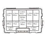 TwisterScrews Multibox – 1,280-Piece Plastic Screwbox (Magic Spiral & Twisted Thread)