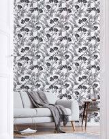 Contour Floral Wallpaper