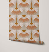 Crane Oriental Geometric Wallpaper
