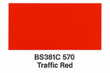 381C 570 Traffic red 400ml Aerosol Available in any Finish