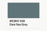 381C 638 Dark sea grey 400ml Aerosol Available in any Finish