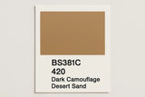 381C 420 Dark camouflage desert sand 400ml Aerosol Available in any Finish