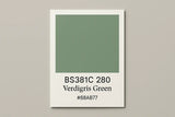 381C 280 Verdigris green 400ml Aerosol Available in any Finish