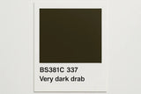 381C 337 Very dark drab 400ml Aerosol Available in any Finish