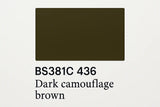 381C 436 Dark camouflage brown 400ml Aerosol Available in any Finish