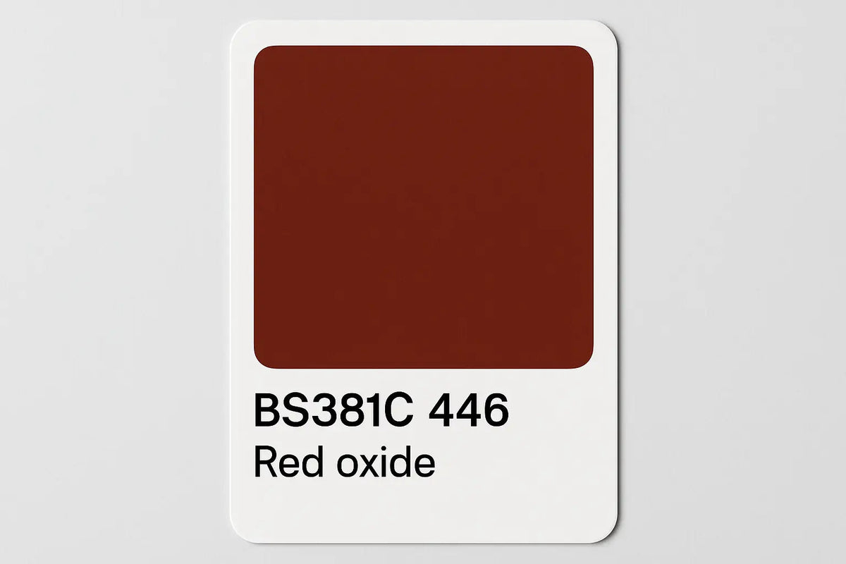 381C 446  Red oxide400ml Aerosol Available in any Finish
