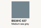 381C 637 Medium sea grey 400ml Aerosol Available in any Finish