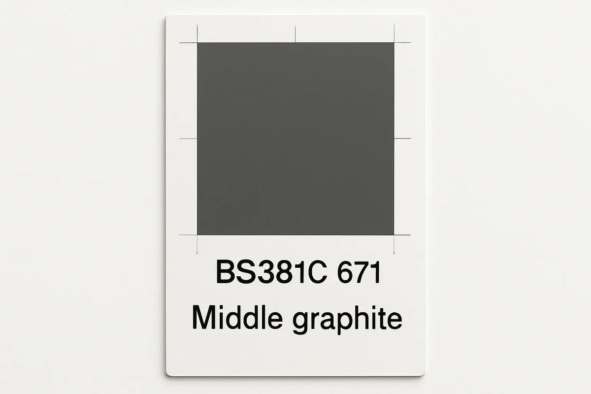 381C 671 Middle graphite 400ml Aerosol Available in any Finish
