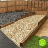 Gold & White Blend Gravel Chippings Bulk Bag