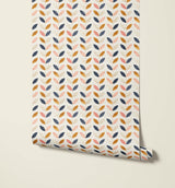 Cynthia Mid Century Leaf Wallpaper
