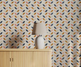 Cynthia Mid Century Leaf Wallpaper