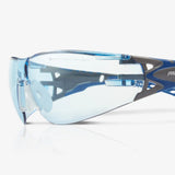 Riley Stream Evo Eco Safety Glasses – Blue Tint, Anti-Fog, Wrap-Around, Metal-Free