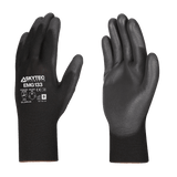 SKYTEC ELEMENTS EMG133 Black Multi Purpose PU Palm Coated Work Gloves (PACK of 120 PAIRS)