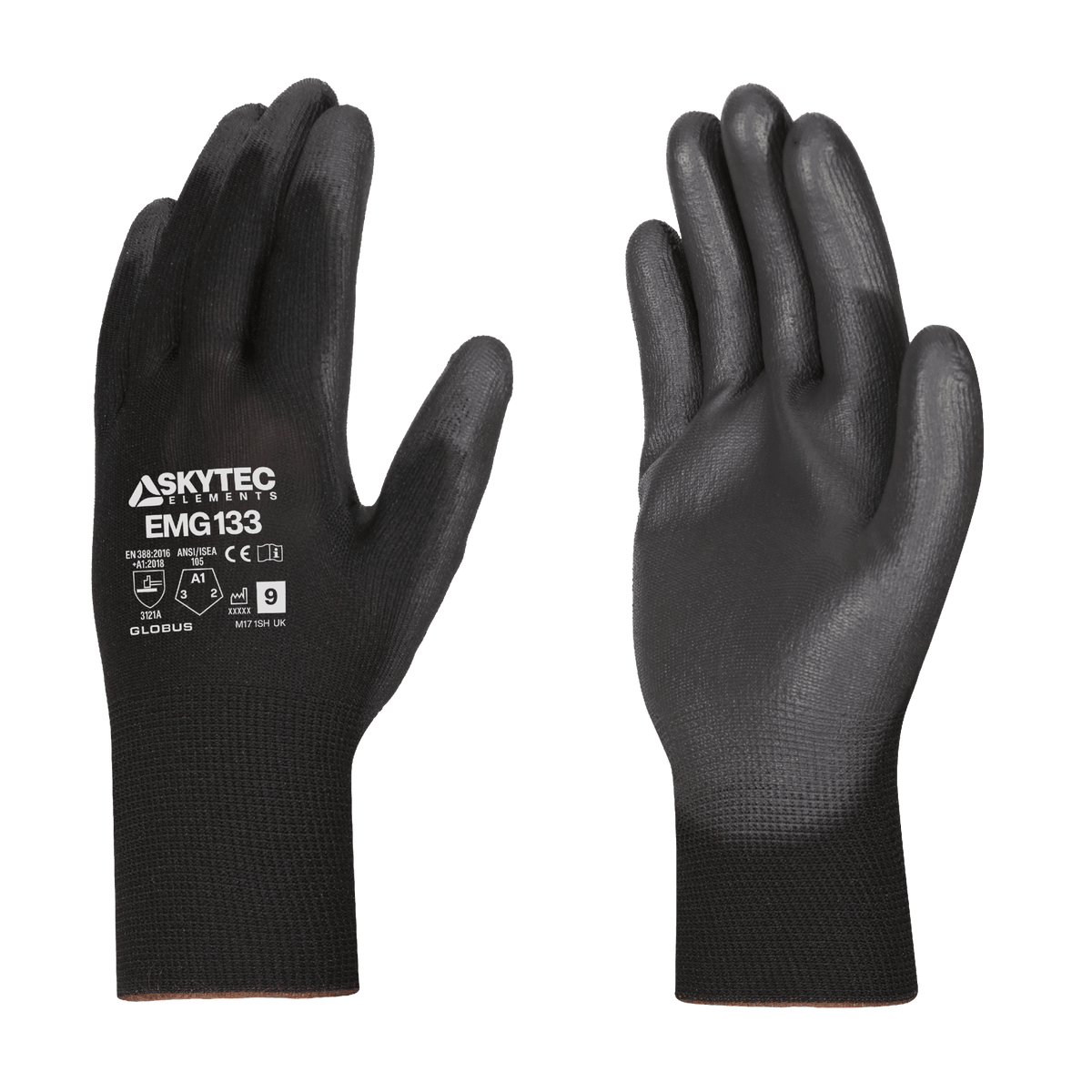 SKYTEC ELEMENTS EMG133 Multi Purpose PU Palm Coated Work Gloves
