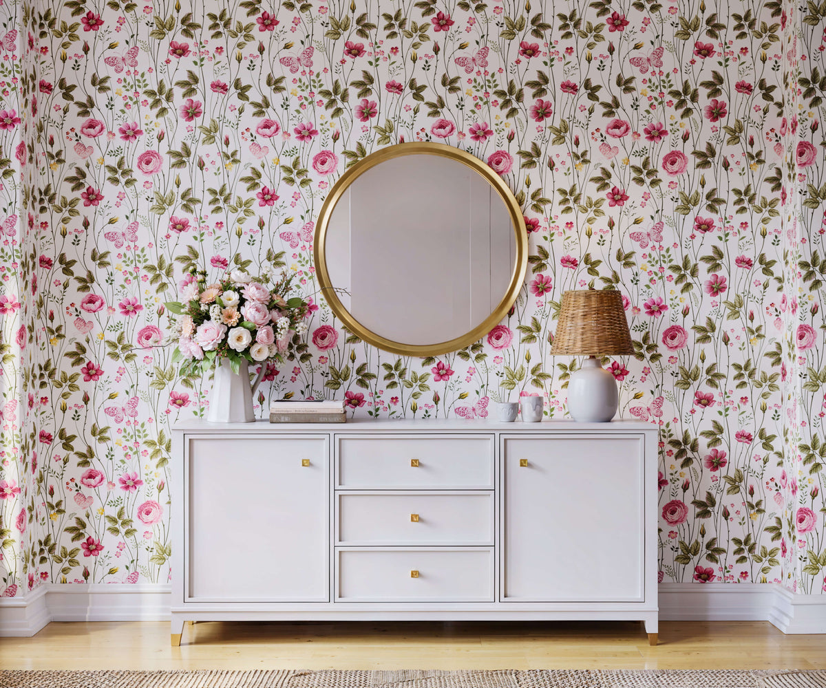 Dorset Rose Wallpaper