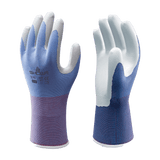 SHOWA 370 Blue Lightweight Gardening Multi Purpose Grip Safety Gloves