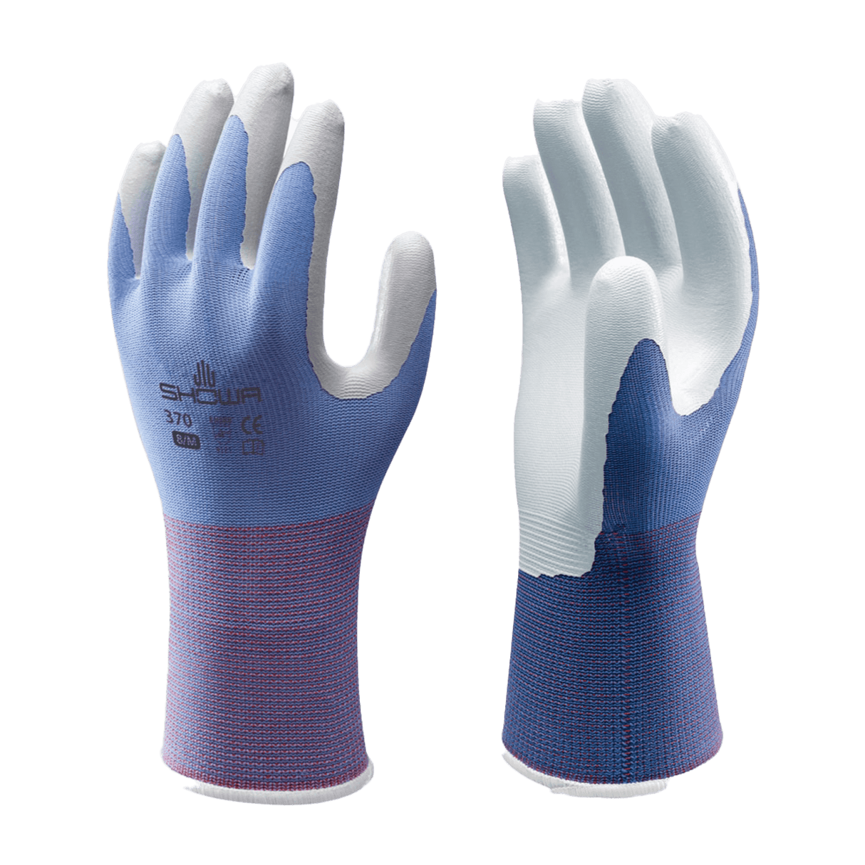 SHOWA 370 Lightweight Gardening Multi Purpose Grip Safety Gloves (PACK of 4 PAIRS)