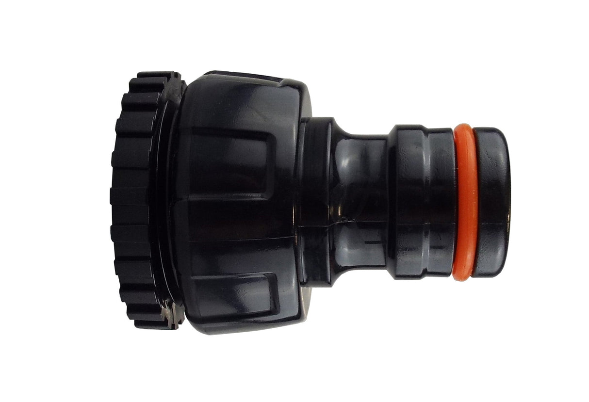 Female Tap Connector 1"-3/4" BSPF Max Flo Black/Orange
