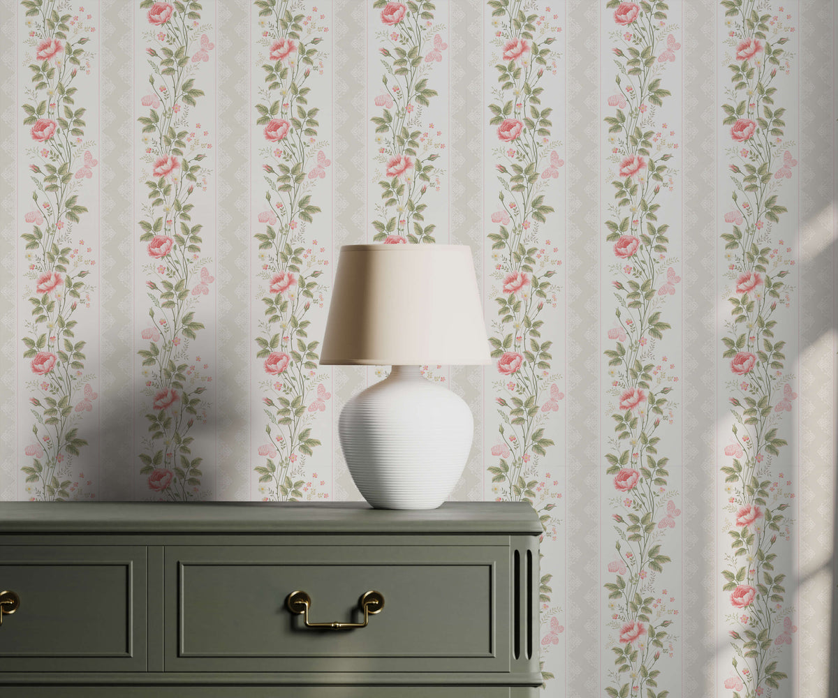 Edith Cottagecore Rose Wallpaper