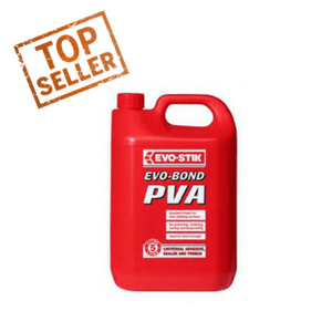 Evo-Stik Evo Bond PVA - 5L - Multi-Purpose Adhesive, Primer, Sealer & Dustproofer